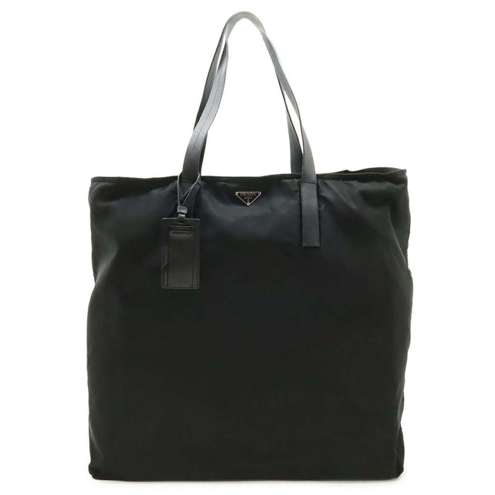 PRADA Black Leather Shoulder Bag - Picture 2 of 10